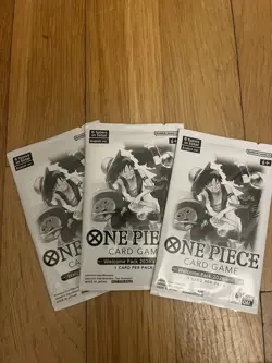 3x Welcome Pack 2026 Vol 1 One Piece Promotion Card Sealed - Image 1