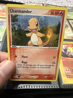 SWIRL CHARMANDER 🔥 113/112 EX FireRed & LeafGreen Secret Rare Pokemon Card - Image 2