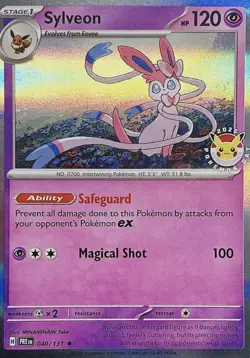Pokemon TCG Sylveon 040/131 Prismatic Evolution Pokemon Day 2025 Promo - Image 1