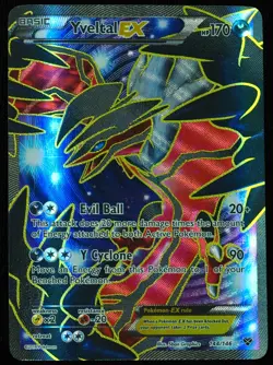 Yveltal EX 144/146 NM+ XY Base Pokemon Card - Image 1