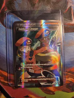 Pokemon Ranger - 113/114 - Pokemon Steam Siege XY Full Art Ultra Rare Card NM !! - Image 1