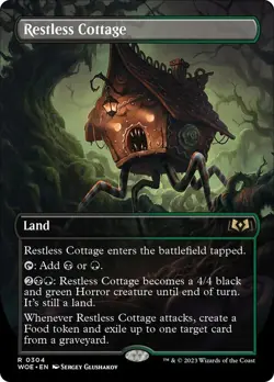 Restless Cottage Borderless Wilds of Eldraine NM MTG - Image 1