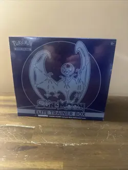 Pokemon Elite Trainer Box Sun and Moon Base Set ETB Factory Sealed 820650802041 - Image 1