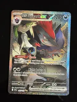 N's Zoroark ex - 185/159 - Pokemon Journey Together Special Illustration Rare NM - Image 1