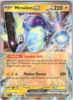 Miraidon ex 081/198 Double Rare Scarlet & Violet Pokemon NM - Image 1
