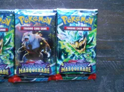 Pokemon TCG Scarlet & Violet Twilight Masquerade Booster Pack Lot (5) English - Image 3