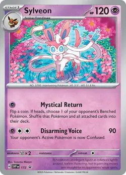 NM-Mint, English - 1 x Pokemon Sylveon - SVP172 - Holo Promo Scarlet & Violet Pr - Image 1