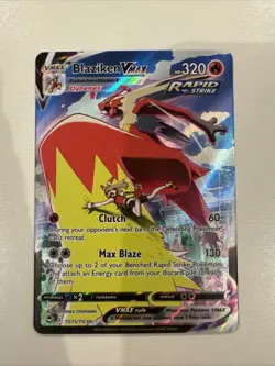 Pokemon TCG: Sword & Shield - Silver Tempest: Blaziken VMAX TG15/TG30 Ultra Rare - Image 1