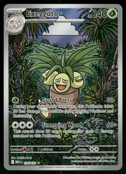 2025 Exeggutor - 135/132 Illustration Rare Holo NM ME01: Mega Evolution Pokemon - Image 1