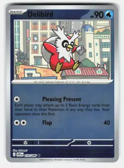 DELIBIRD ( CRI 018/086 ) REVERSE HOLO - Pokemon - 2026 SABOTERI NM/M - Image 1