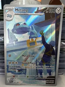 Pokemon TCG PSA 10 Contender Metang 094/086 Crown Zenith Rare Holo ENG - Image 1