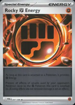 Rocky Fighting Energy 087/088 Rare Perfect Order Pokemon Reverse Holo Near Mint - Image 1