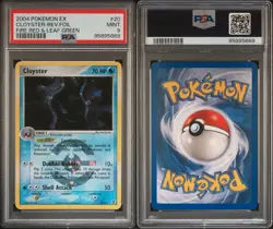 CLOYSTER REVERSE FOIL | PSA 9 | 2004 POKEMON EX FIRE RED & LEAF GREEN #20 - Image 3