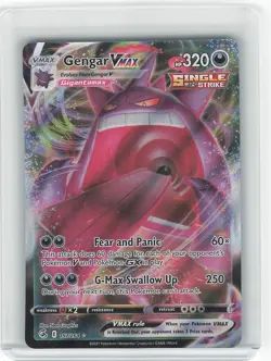 Pokemon TCG Gengar VMAX Holo Ultra Rare SWSH08: Fusion Strike 157/264 NM - Image 1