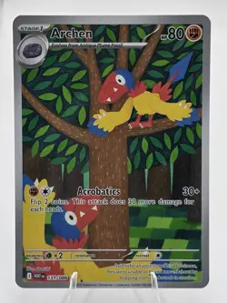 Pokemon TCG Archen Illustration Rare - White Flare Holo 131/086 - Image 1