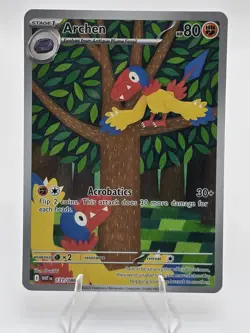 Pokemon TCG Archen Illustration Rare - White Flare Holo 131/086 - Image 3