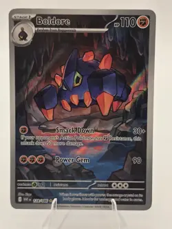 Sv: White Flare Pokemon TCG Boldore 128/086 ILLUSTRATION RARE - Image 3