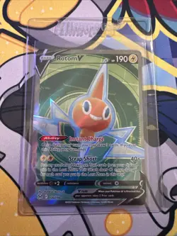Pokemon TCG Rotom V 176/196 Lost Origin Ultra Rare Full Art NM - Image 1