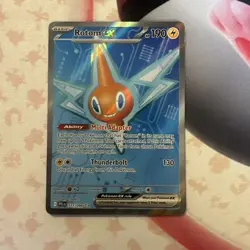 Pokemon TCG Holo Ultra Rare Full Art Rotom Ex 111/094 Phantasmal Flames NM - Image 1