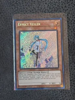 Yugioh! Effect Veiler (Platinum Secret Rare) RA01-EN003 - Image 1