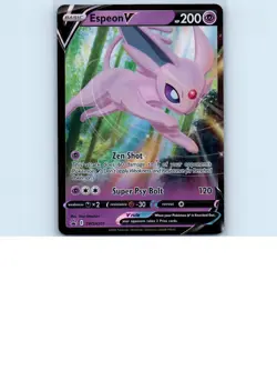 Pokemon tcg SWSH: Sword & Shield Promo Cards Espeon V Near Mint or Better - Image 1