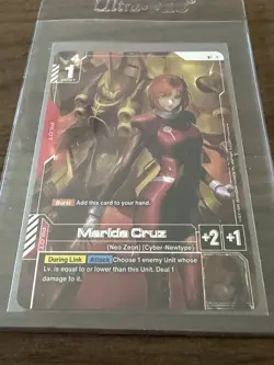 2025 Gundam Card Game Marida Cruz Newtype Rising R+ Foil #GD01-093 | NM English - Image 1