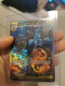 Mega Charizard X EX 125/094 SIR Phantasmal Flames Pokemon Card - Image 5