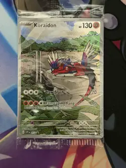 Pokemon Koraidon TCG Promo SVP014 Holo Card Sealed Black Star NM - Image 1