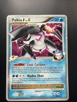 2009 Pokemon TCG Platinum Palkia G LV.X Holo Ultra Rare Card 125/127 LP - Image 1
