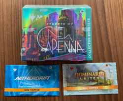 MTG Streets of New Capenna Collector Booster Box New! Sealed! + X2 Box Toppers! - Image 1