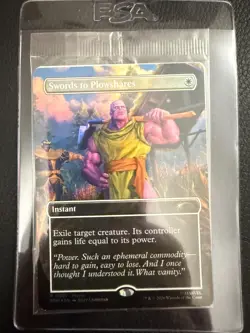 Swords to Plowshares (Borderless) (Magazine Insert) Media Promos Foil - Image 1