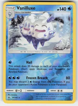 Vanilluxe 35/145 Rare Guardians Rising Pokemon Reverse Holo Near Mint - Image 1