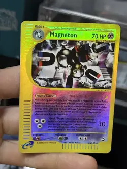 #2 Magneton 22/147 Aquapolis 2002 Reverse Holo Rare Vintage E-Series Pokemon - Image 4