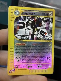 #2 Magneton 22/147 Aquapolis 2002 Reverse Holo Rare Vintage E-Series Pokemon - Image 5