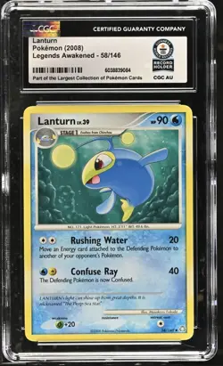 CGC Guinness World Record Holder 1/1 Lanturn 58/146 (2008) Non Holo Legends awak - Image 1