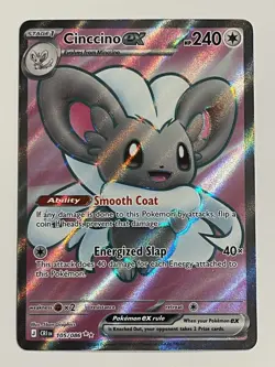 Cinccino ex - 105/086 - ME04: Chaos Rising (CRI) Ultra Rare NM Pokemon - Image 1