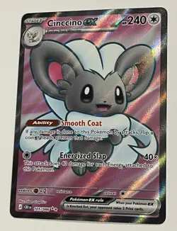 Cinccino ex - 105/086 - ME04: Chaos Rising (CRI) Ultra Rare NM Pokemon - Image 3
