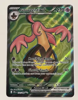 Gourgeist EX - 102/086 - CR1 Chaos Rising Ultra Rare NM Pokemon - Image 1