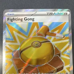 The Pokemon Company Fighting Gong 168/132 ME01 Holo Ultra Rare English Trainer - Image 2