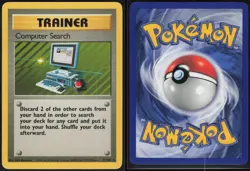 Computer Search 71/102 Base Set Unlimited Rare Kinebuchi Lightly Played - Image 1