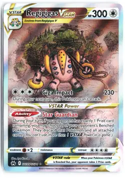 Regigigas VSTAR GG55/GG70 Holo Crown Zenith Galarian Gallery Pokemon NM - Image 1