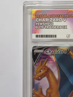 Pokemon TCG Charizard v SWSH050 Black Star Promo ETB Ace 8 NM Mint - Image 2