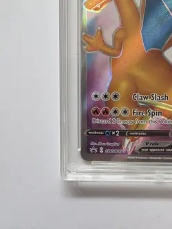Pokemon TCG Charizard v SWSH050 Black Star Promo ETB Ace 8 NM Mint - Image 5