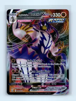 Pokemon tcg SWSH05: Battle Styles Rapid Strike Urshifu VMAX Near Mint or Better - Image 1
