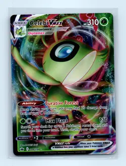 Pokemon tcg SWSH06: Chilling Reign Celebi VMAX Near Mint or Better - Image 1