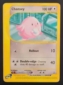 Pokemon CHANSEY 69/147 Aquapolis - Played 🍒 - Image 4