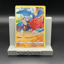 Pokemon TCG Druddigon TG09/TG30 Silver Tempest Trainer Gallery Ultra Rare NM - Image 1