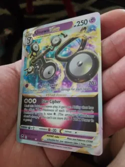 Pokemon TCG Unown VSTAR Silver Tempest 066/195 Holo Ultra Rare - Image 2