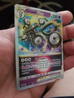 Pokemon TCG Unown VSTAR Silver Tempest 066/195 Holo Ultra Rare - Image 3