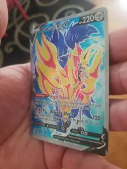 Zamazenta V (Full Art) - 163/172 Ultra Rare Brilliant Stars NM Pokemon TCG - Image 2